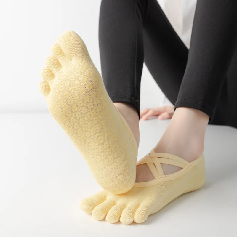 Silicone Anti-Slip Yoga Socks - Fitness Pilates Ballet Dance