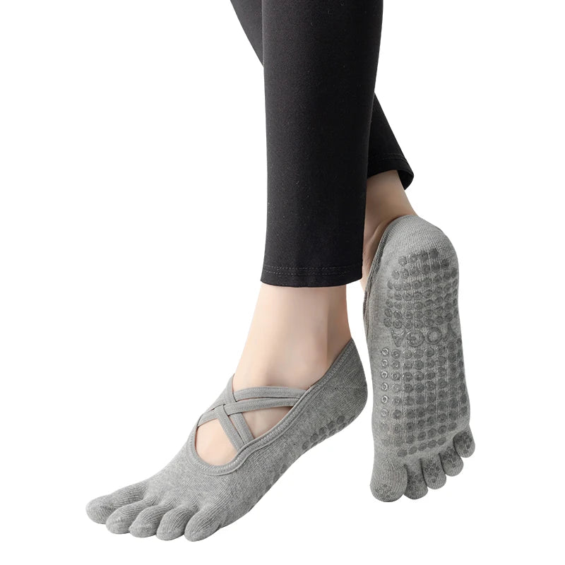 Silicone Anti-Slip Yoga Socks - Fitness Pilates Ballet Dance